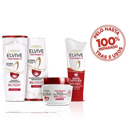Elvive Total Repair 5 Bodegon Productos Keratina Cabello Sello